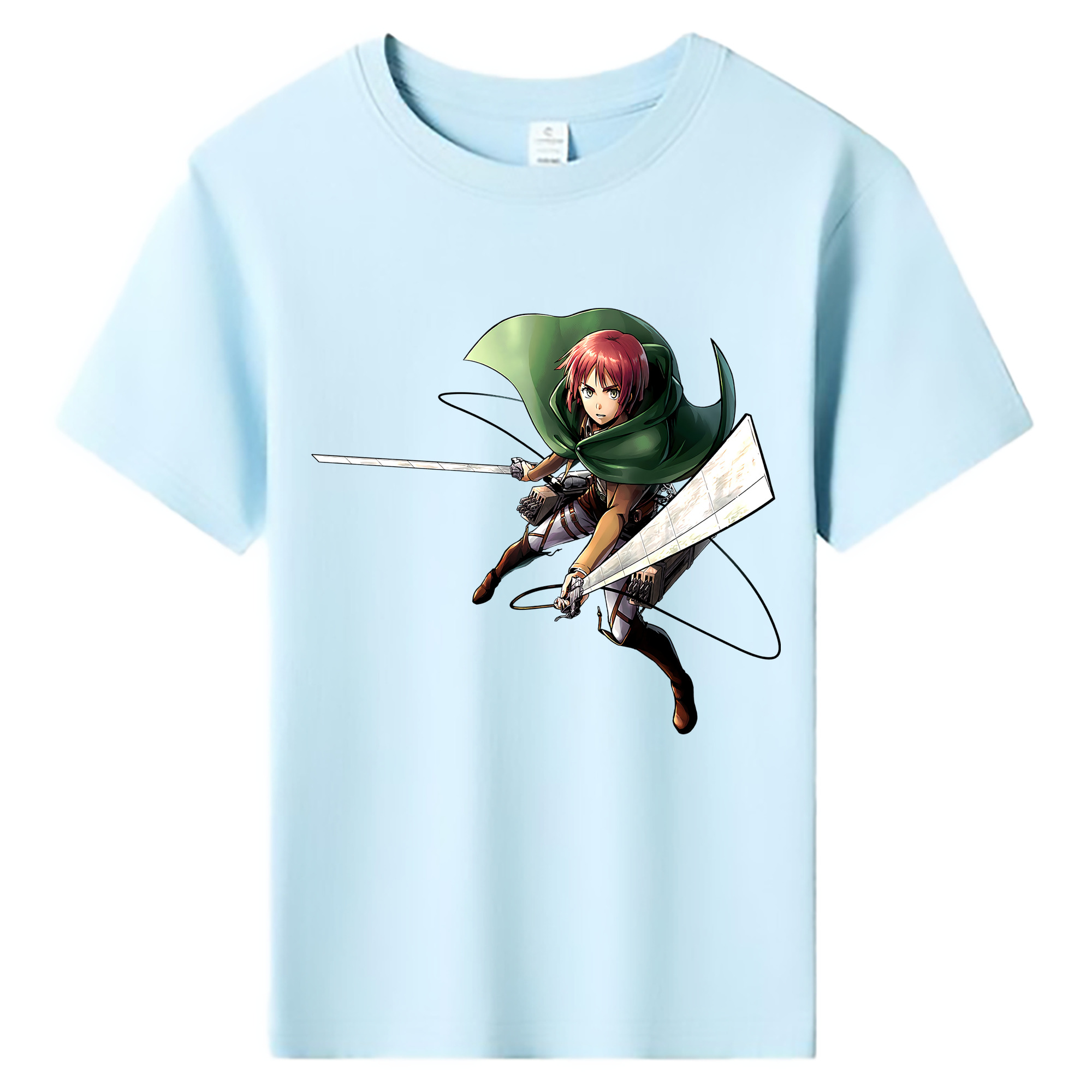 （画像用） 進撃の巨人 Attack on Titan 綿100％キッズTシャツ（フロントプリント）